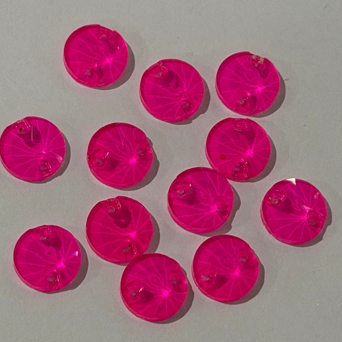 Rivoli 12mm, Neon Pink