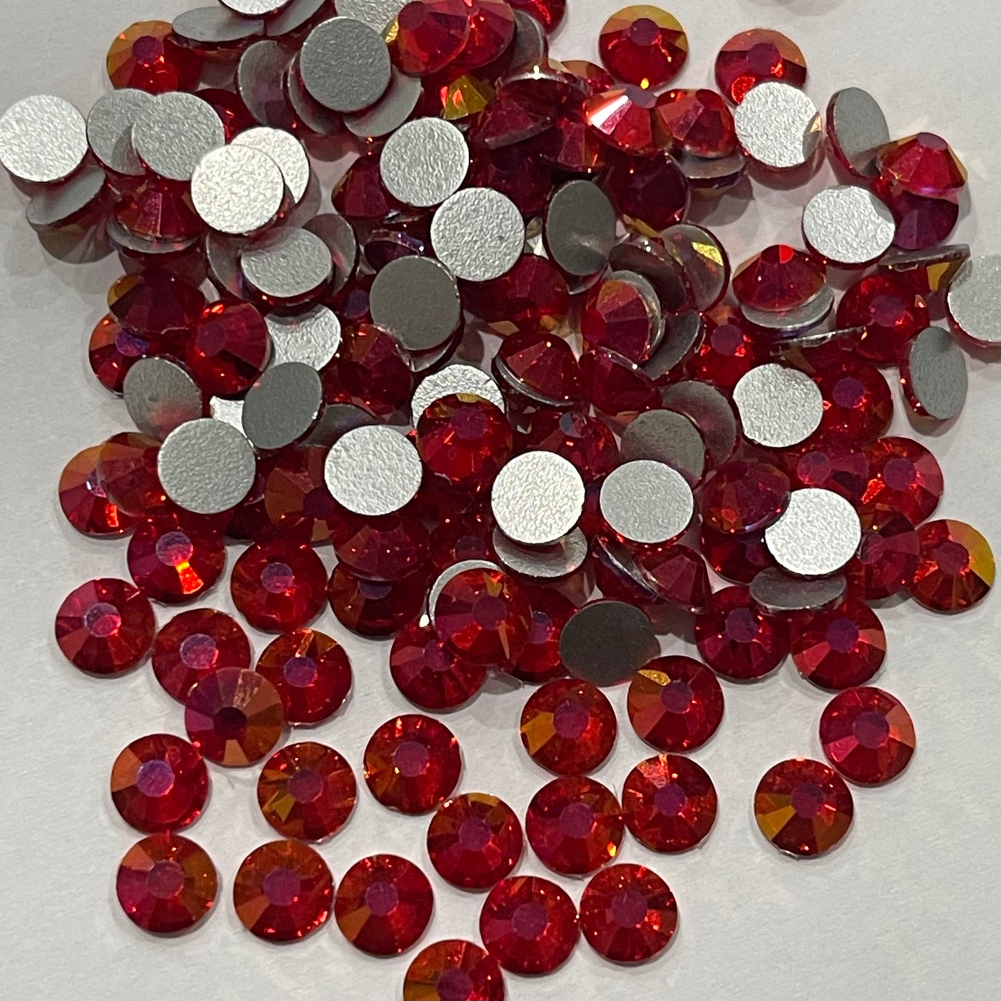 NEW Fancy Red - Non Hotfix Diamante AAA Crystals