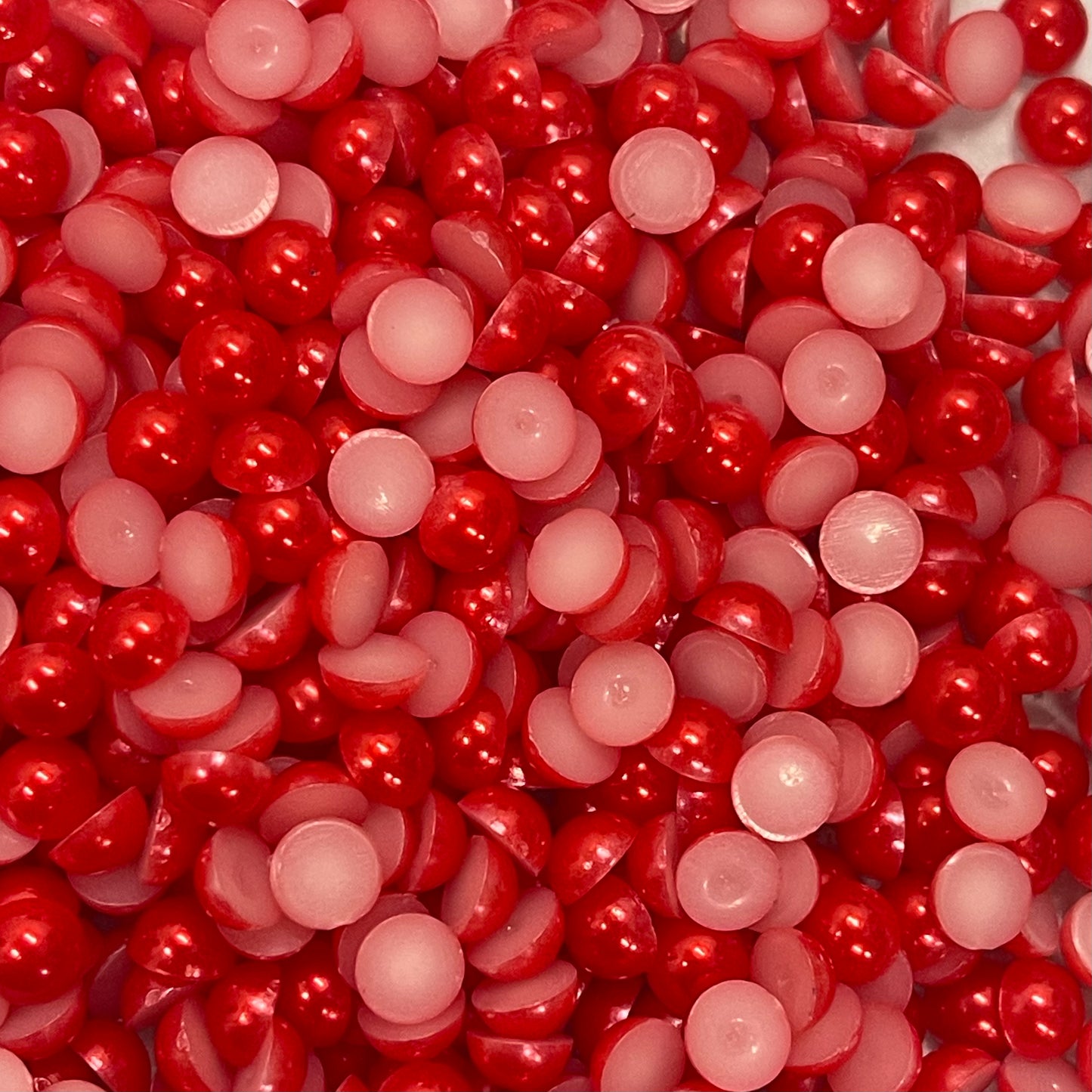 Pearl Flatback - Red