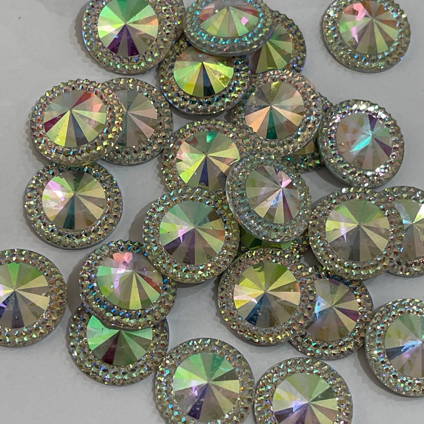 20mm, Round Textured - AB