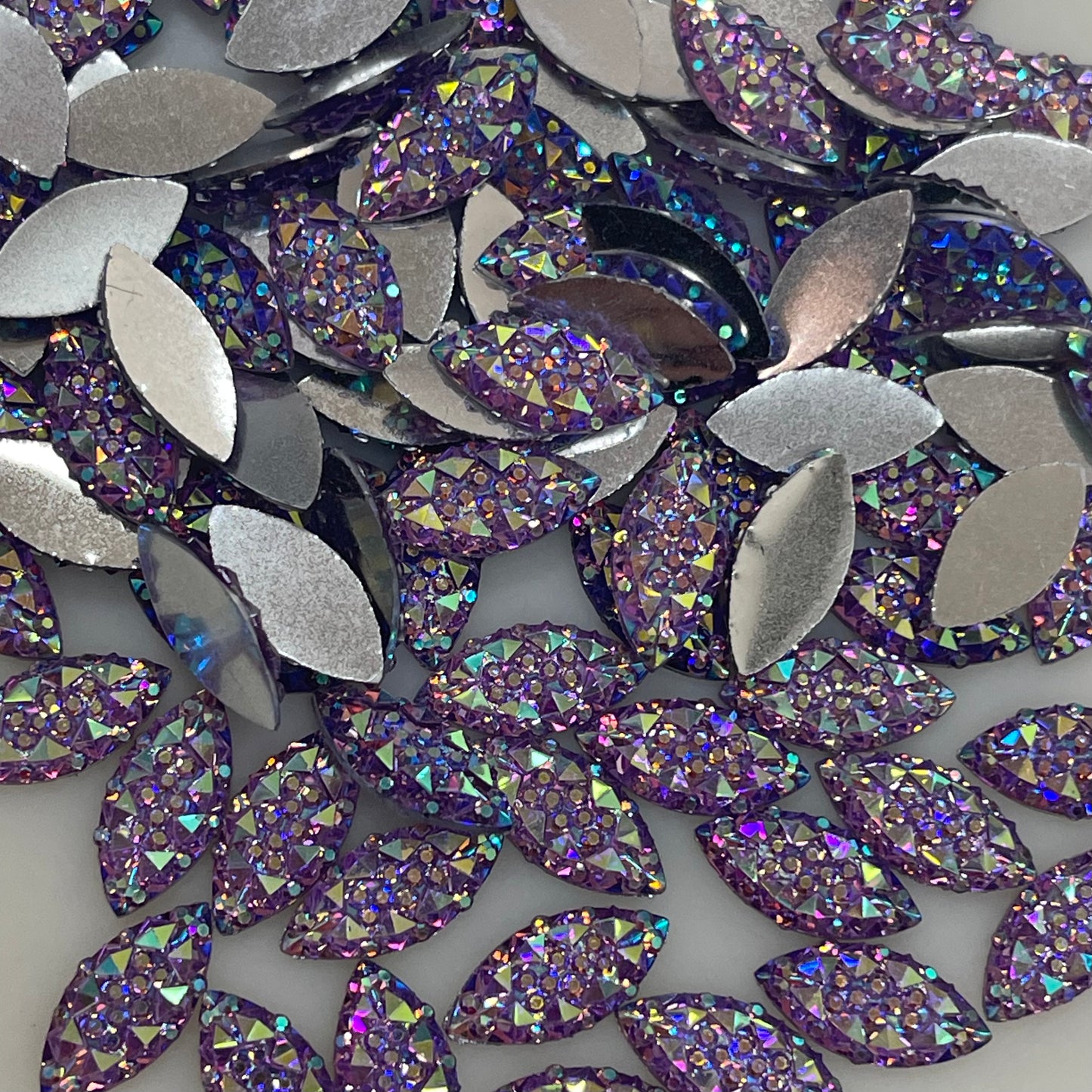 15mm, Horseeye Textured - Light Purple