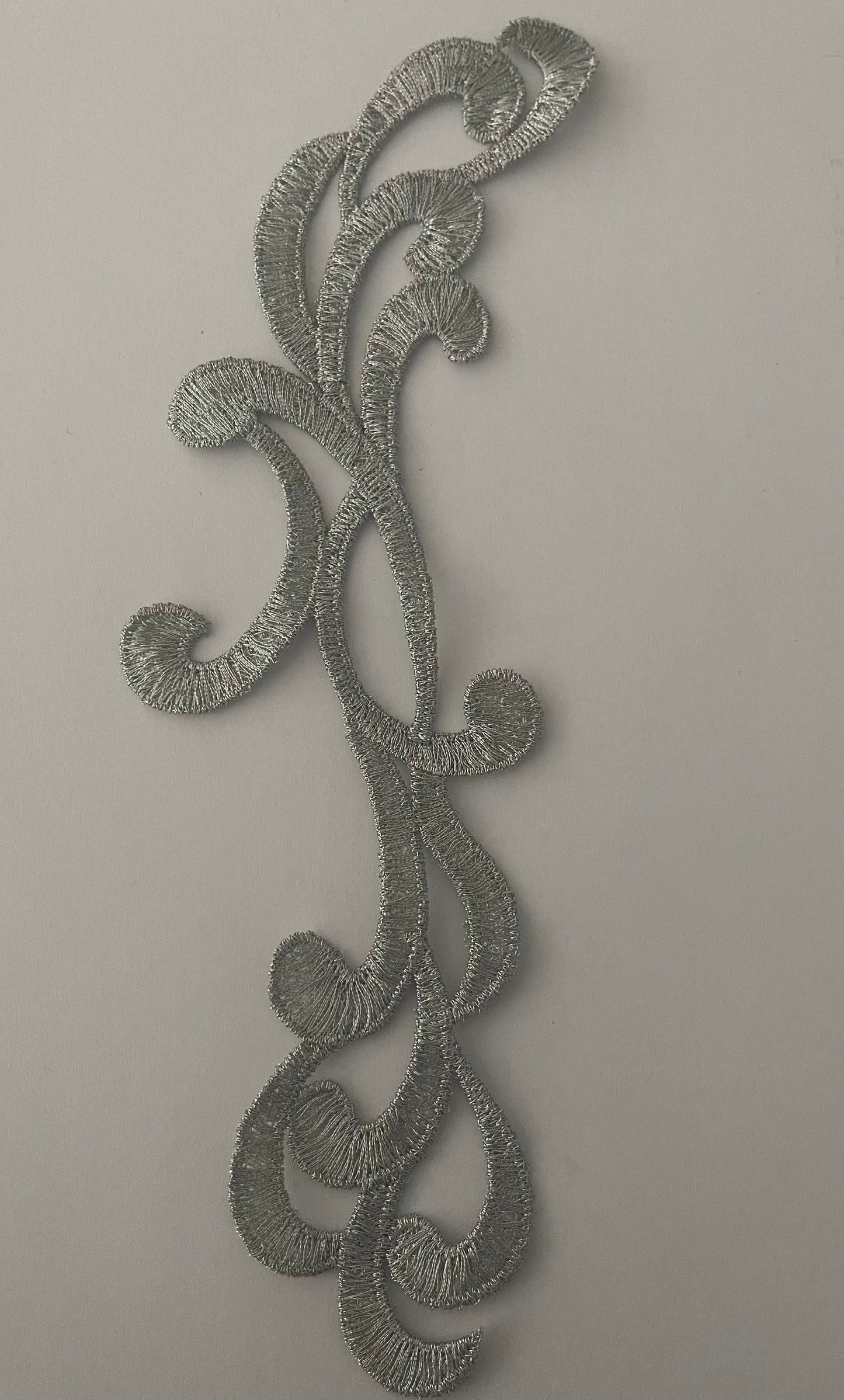 Long Swirl Range - Antique Silver