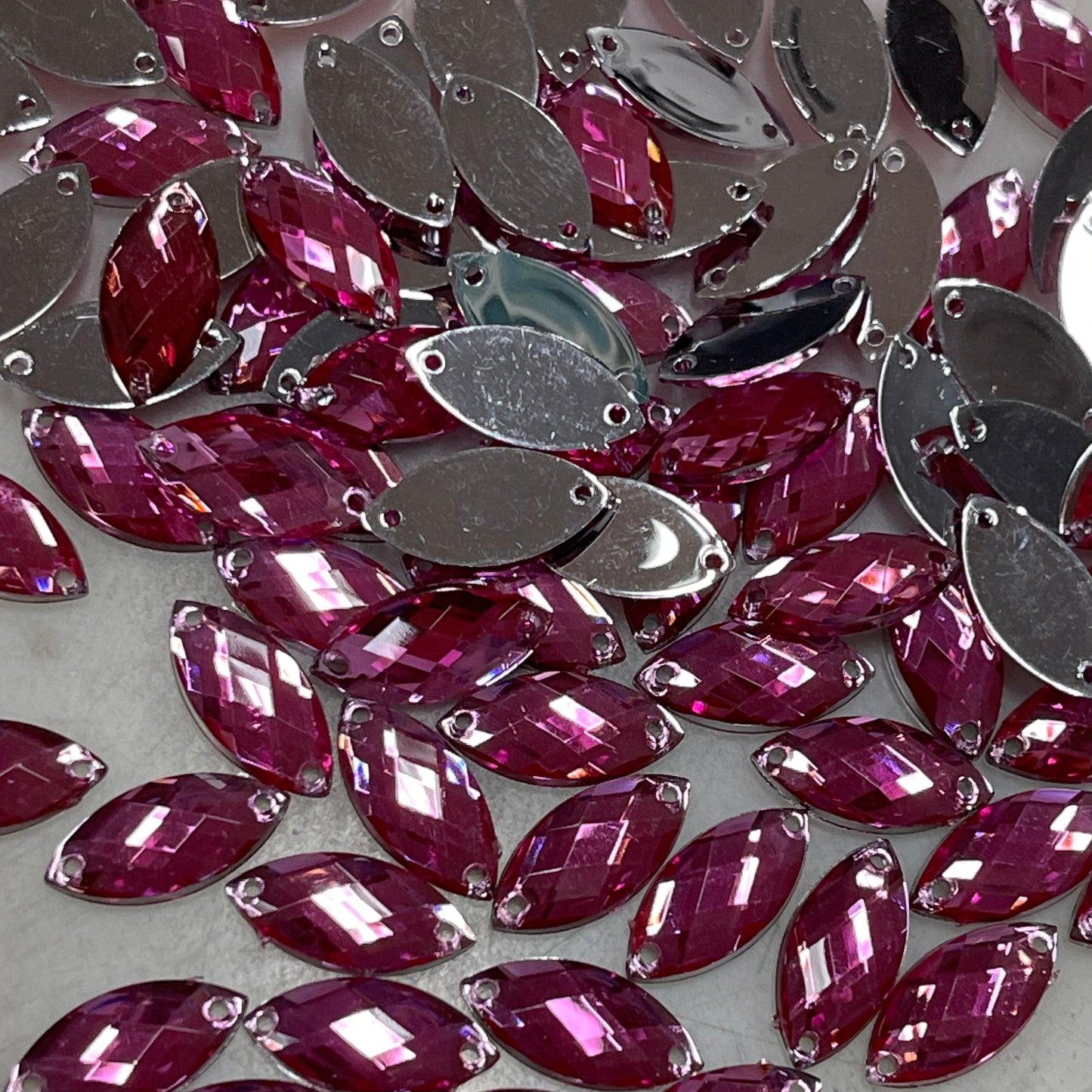 15mm Horseeye - Rose Pink