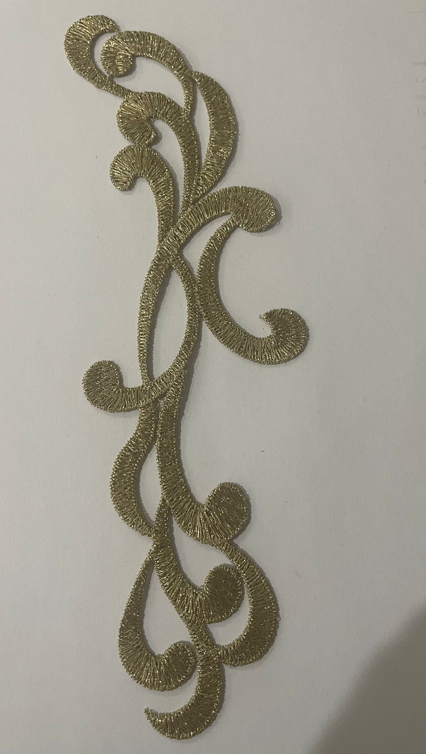Long Swirl Range - Antique Gold