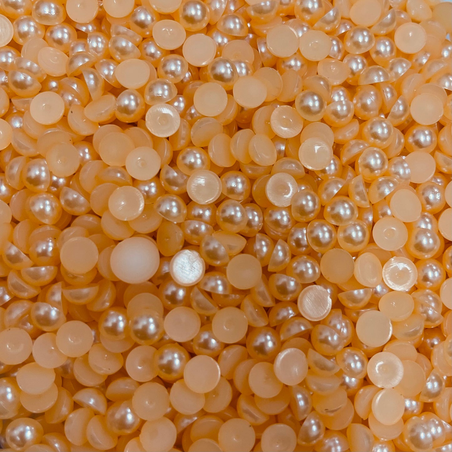 Pearl Flatback - Apricot