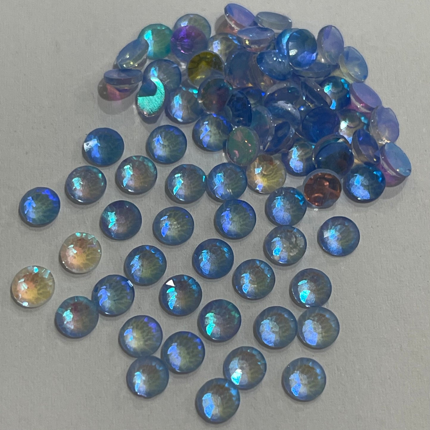 NEW Aurora Sapphire Light - Non Hotfix Diamante AAA Crystals
