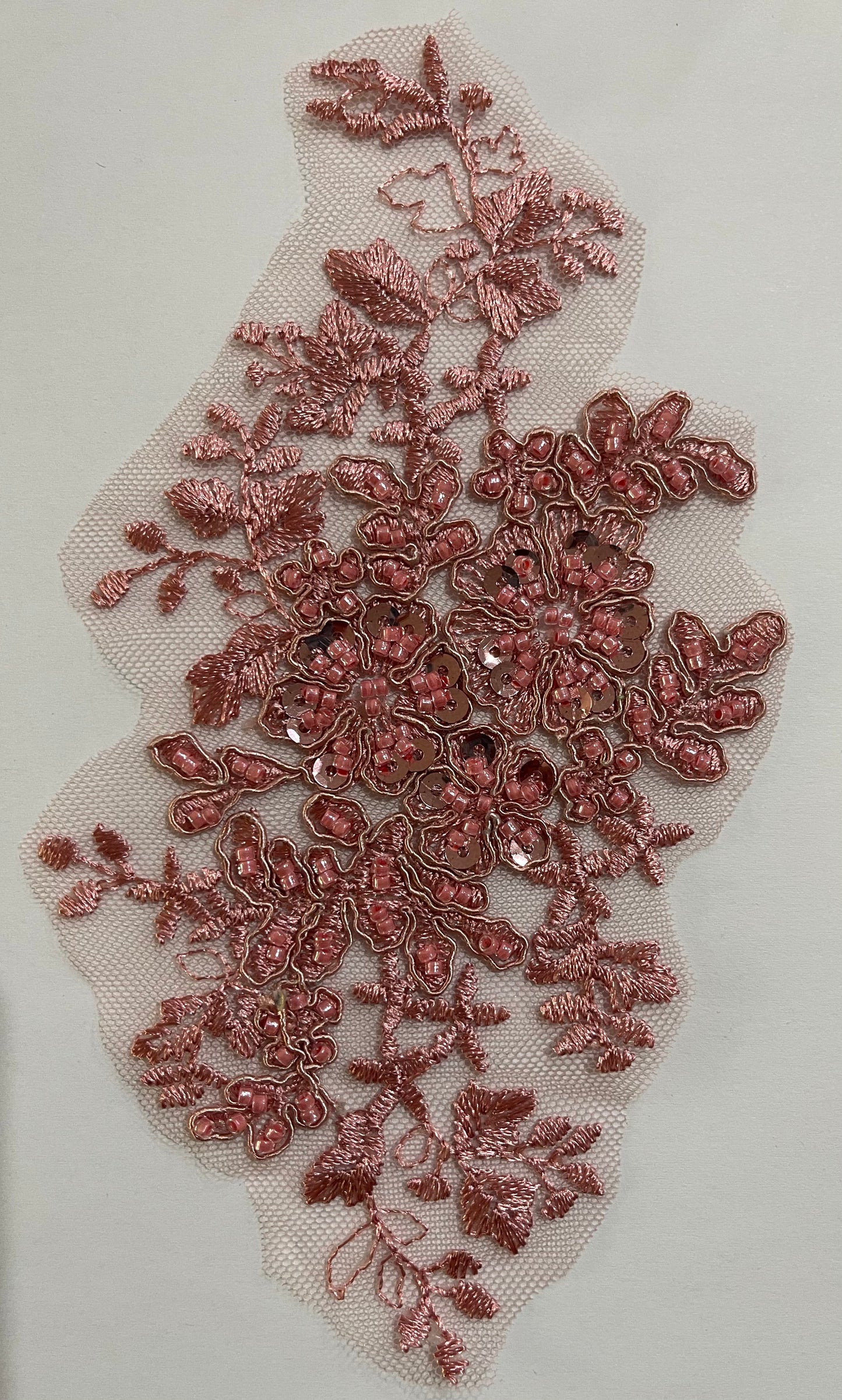 Beaded Motif - Dusty Pink Blush