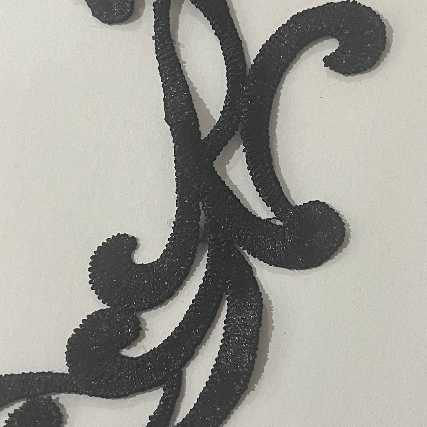 Long Swirl Range - Black