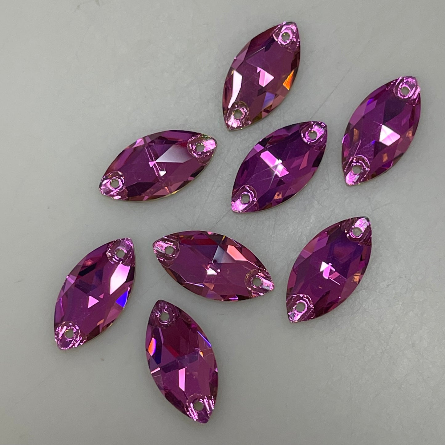Navette 18mm, Fuchsia