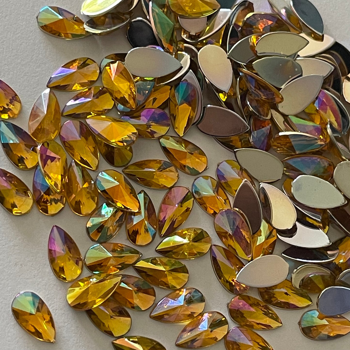 13mm, Drop - Yellow AB