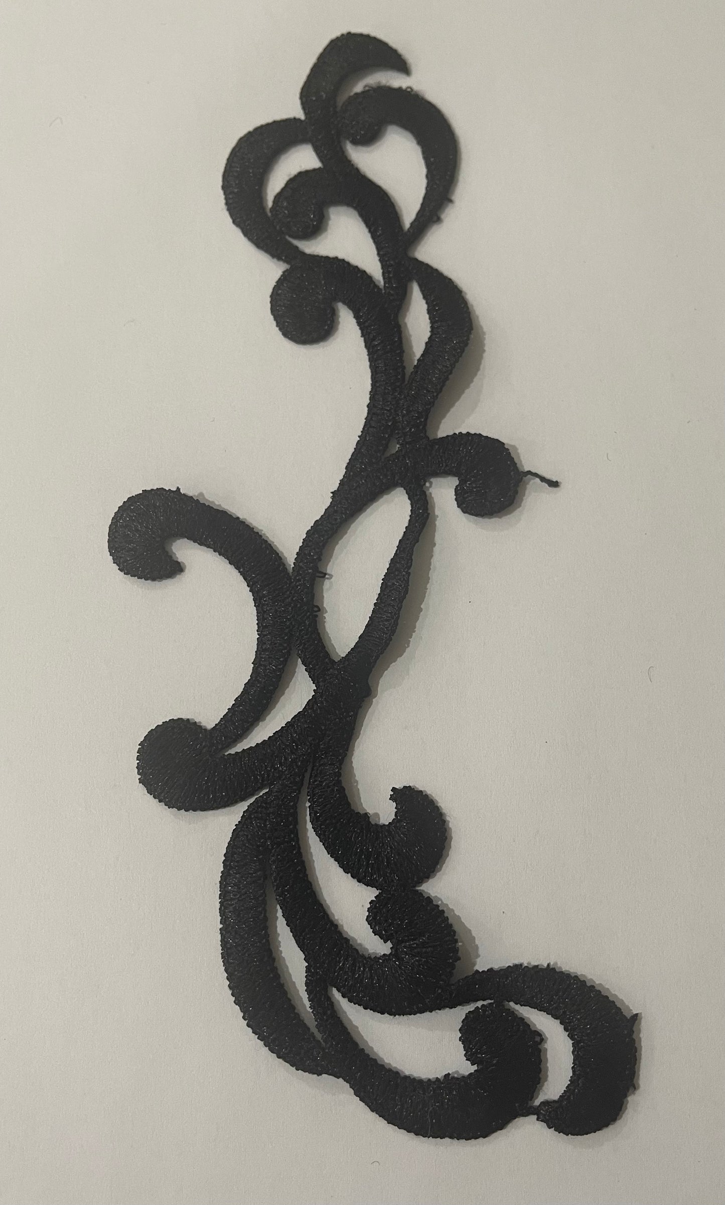 Long Swirl Range - Black