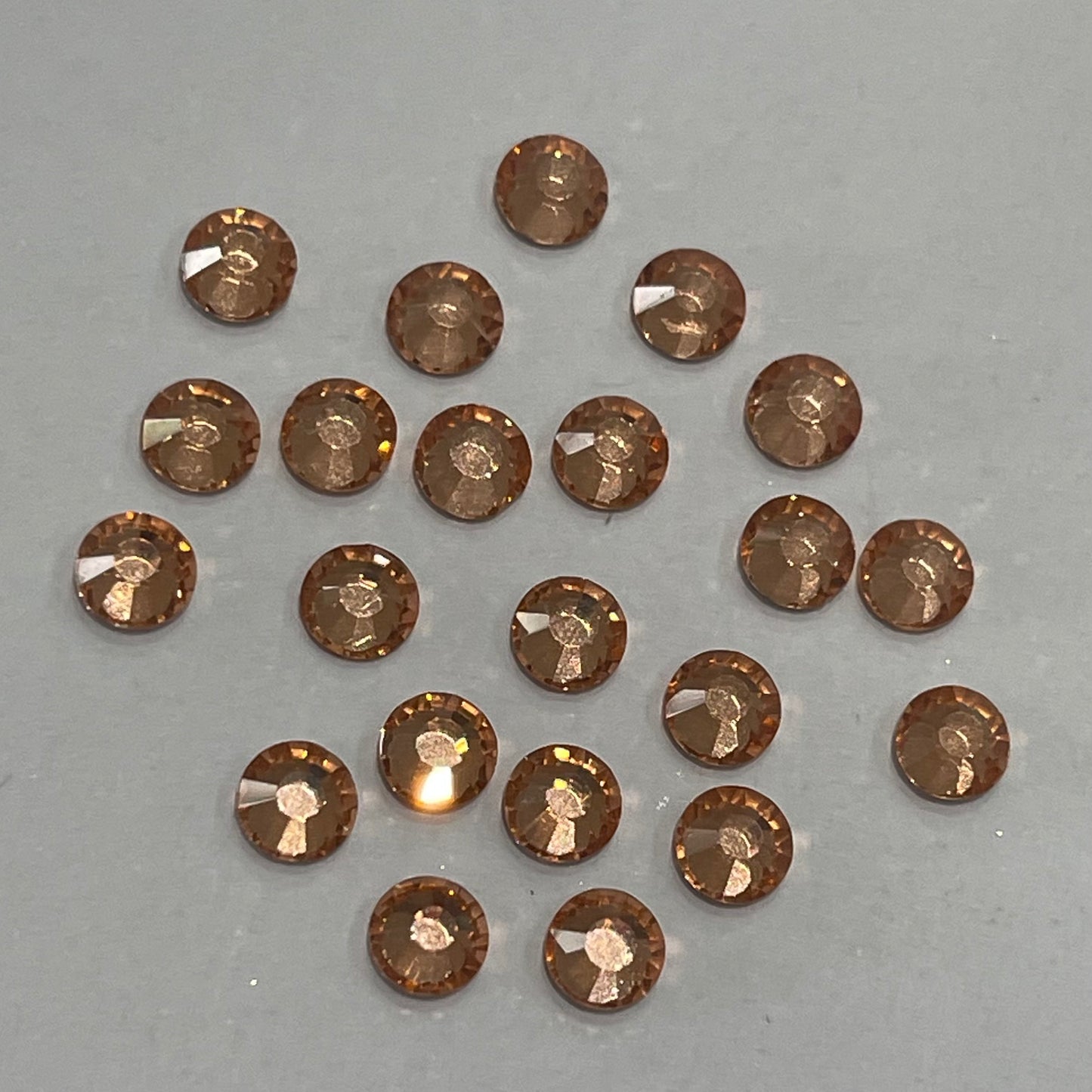 Peach - AAA Non Hotfix Diamante Crystals