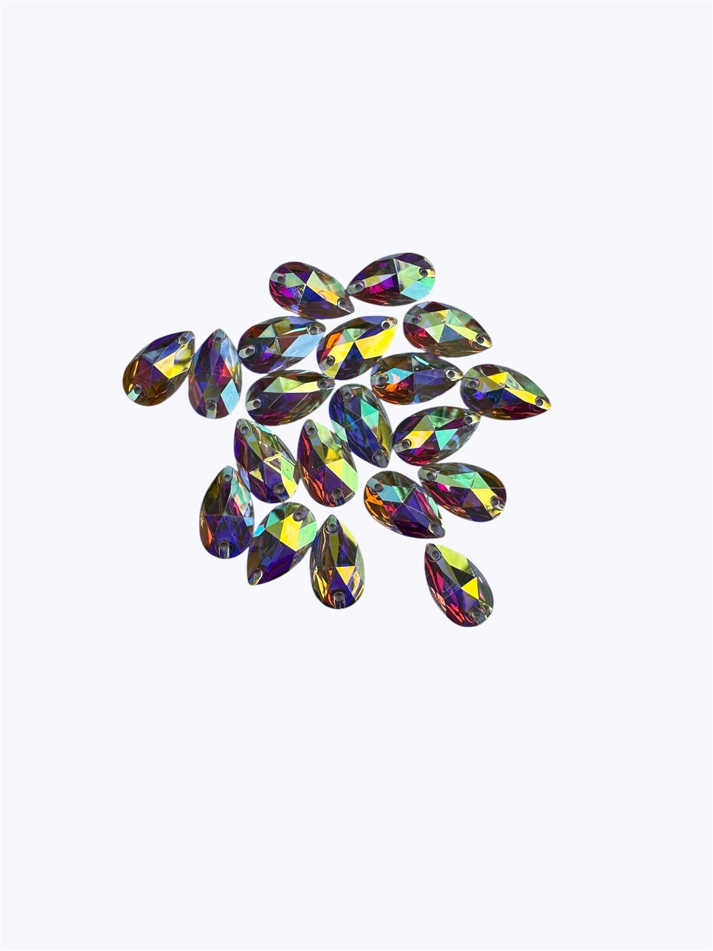 28mm Tear Drop - AB - Sew On