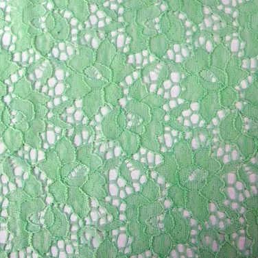 Mint - Floral Stretch Lace