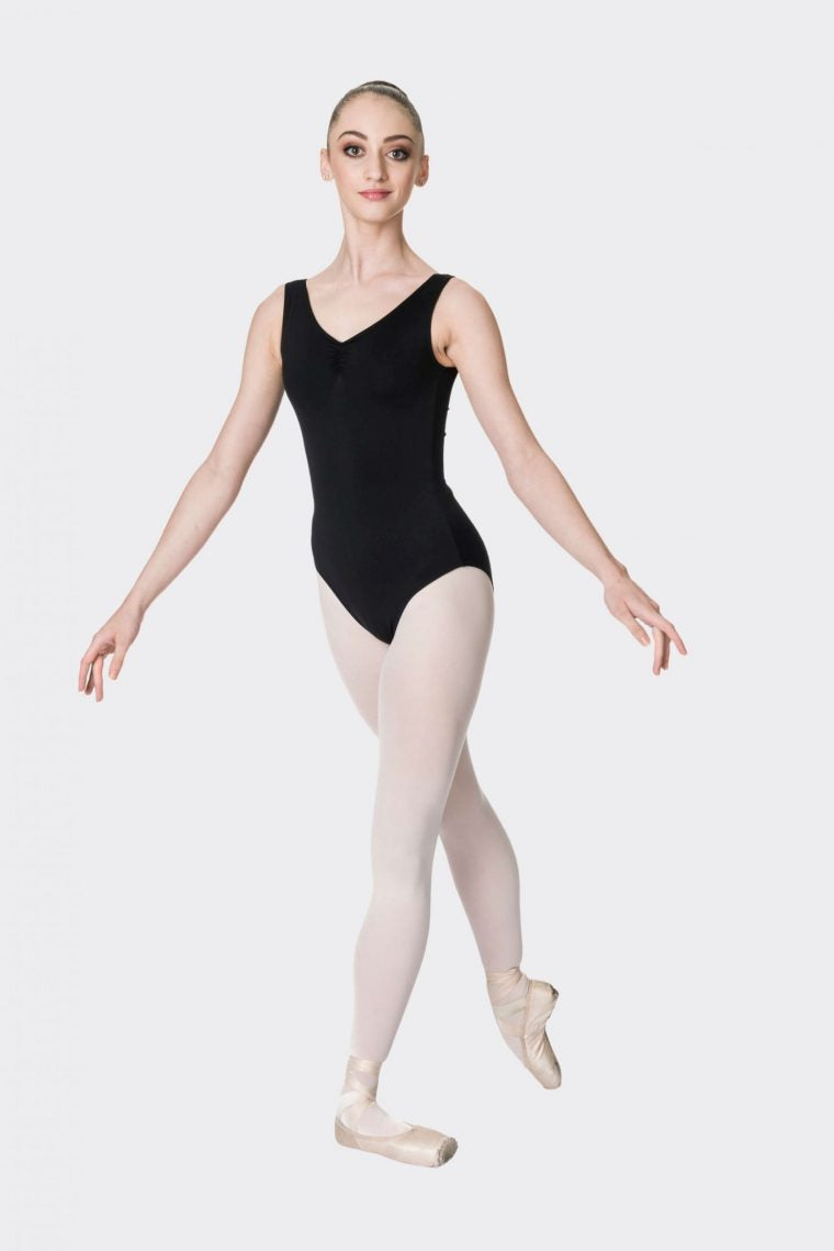 Studio 7 Premium Thick Strap Leotard - Black