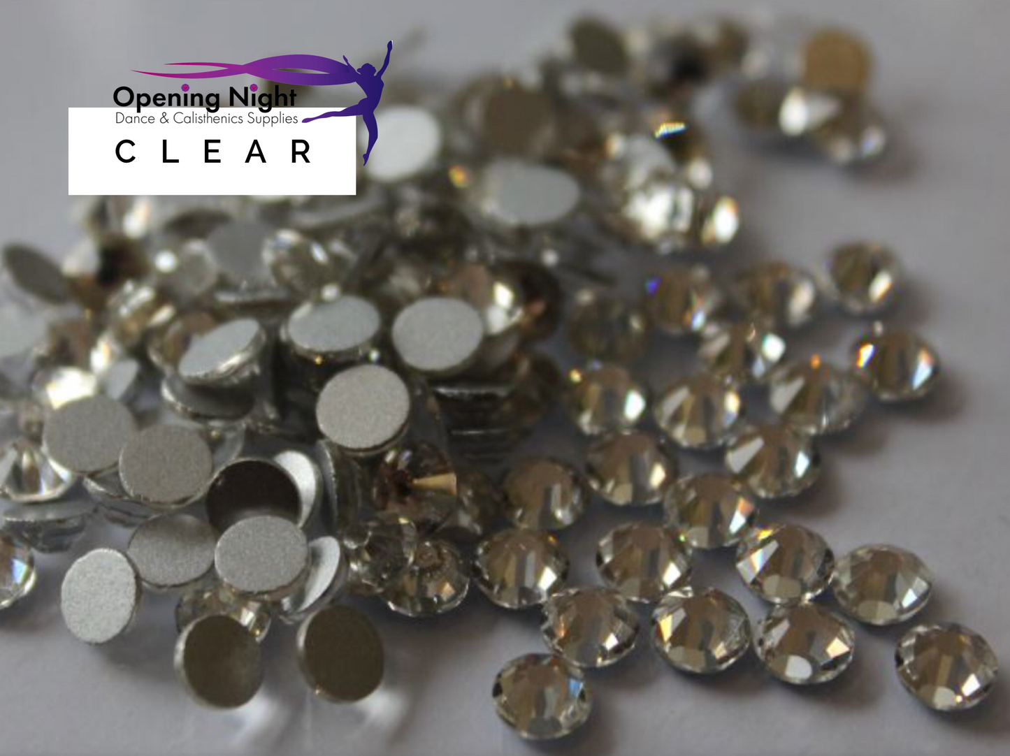 BULK PREORDER - Clear - Non Hotfix Diamante AAA Crystals