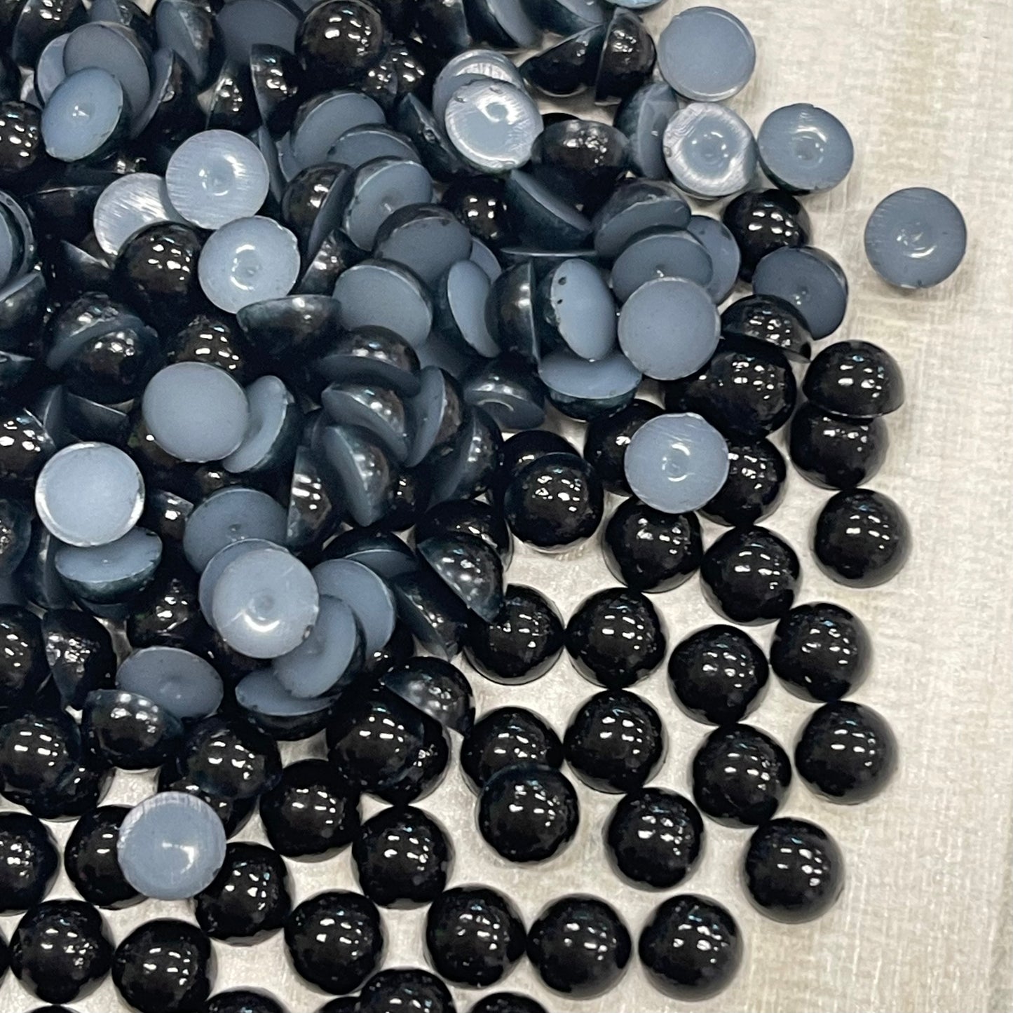 Pearl Flatback - Black