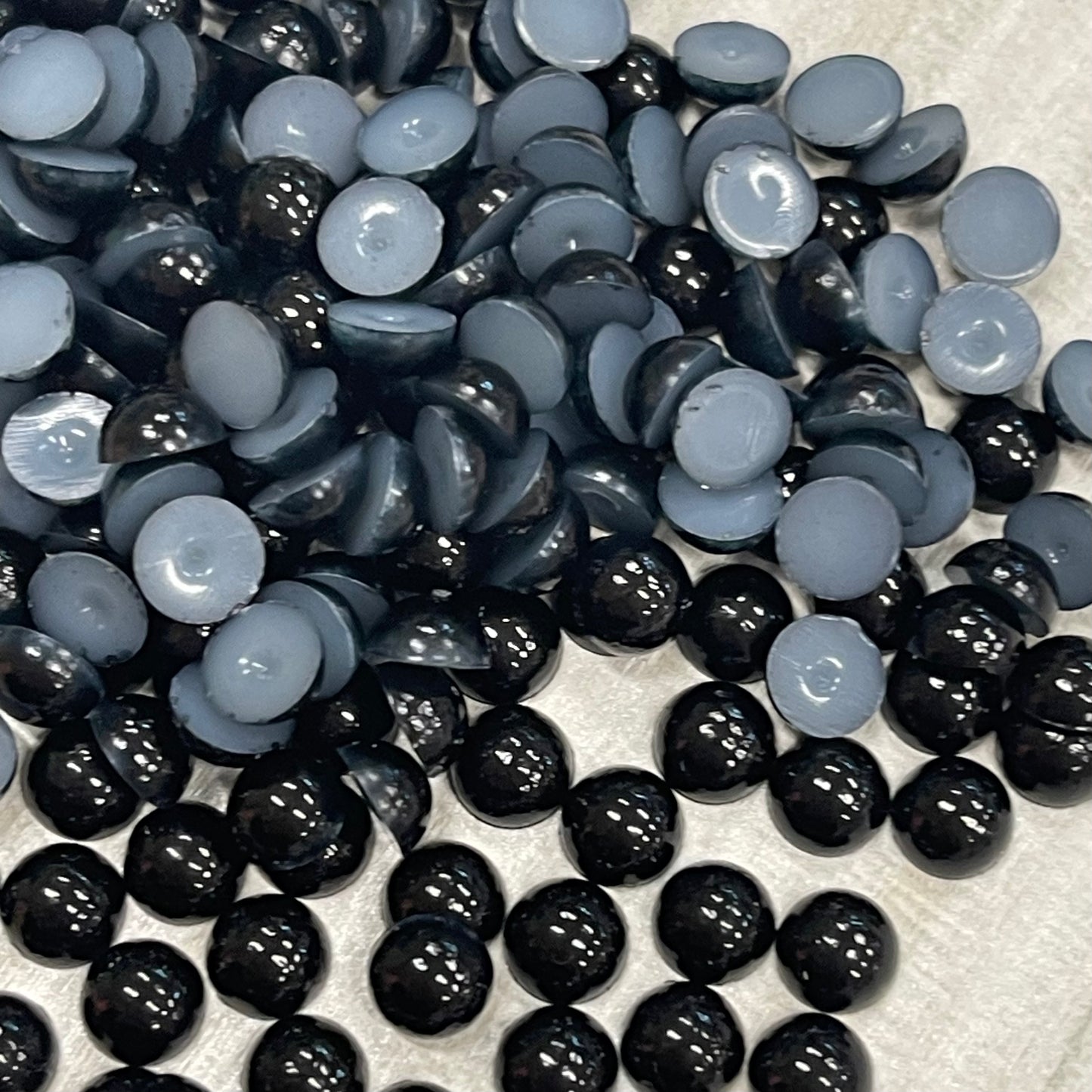 Pearl Flatback - Black
