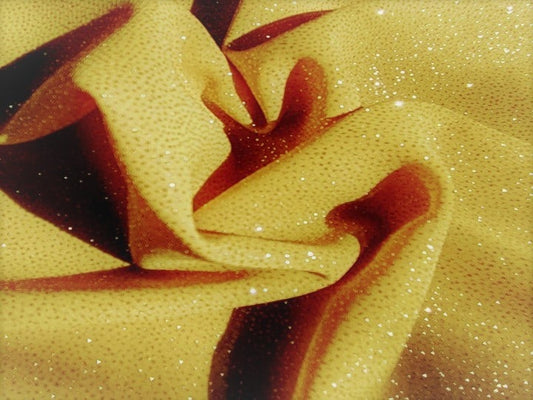 Gold - Glitter Chiffon