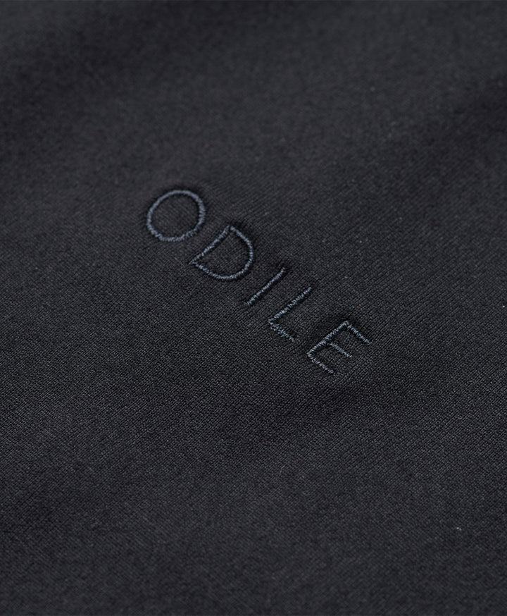 Black Relaxed Crop Top - Odile