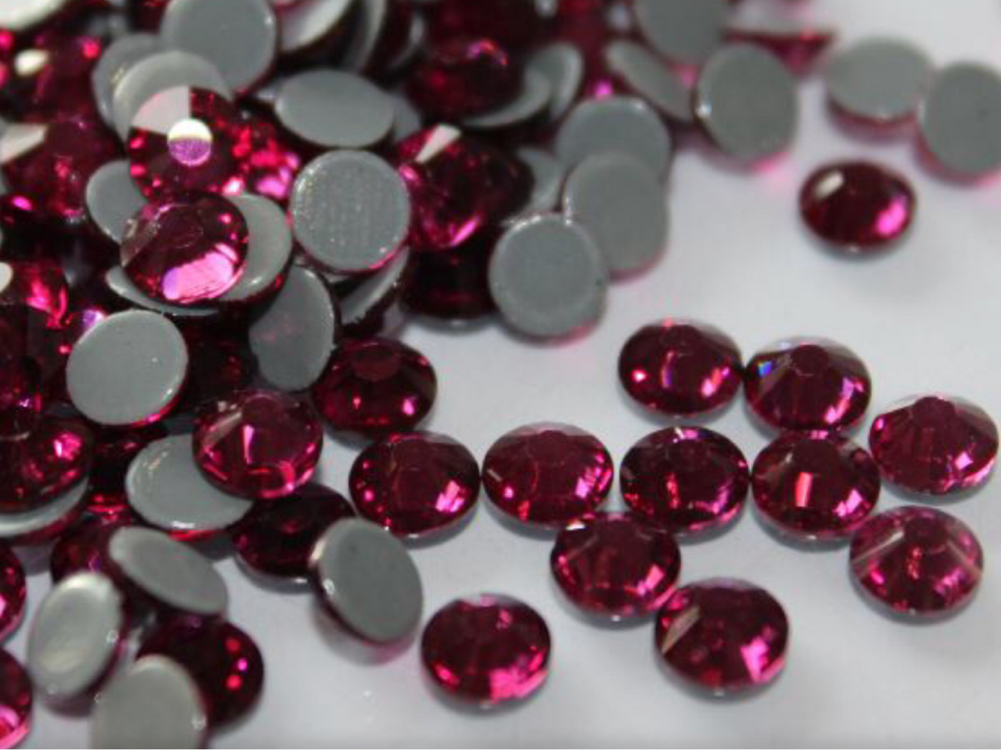 Fuchsia - AAA Hotfix Diamante Crystals