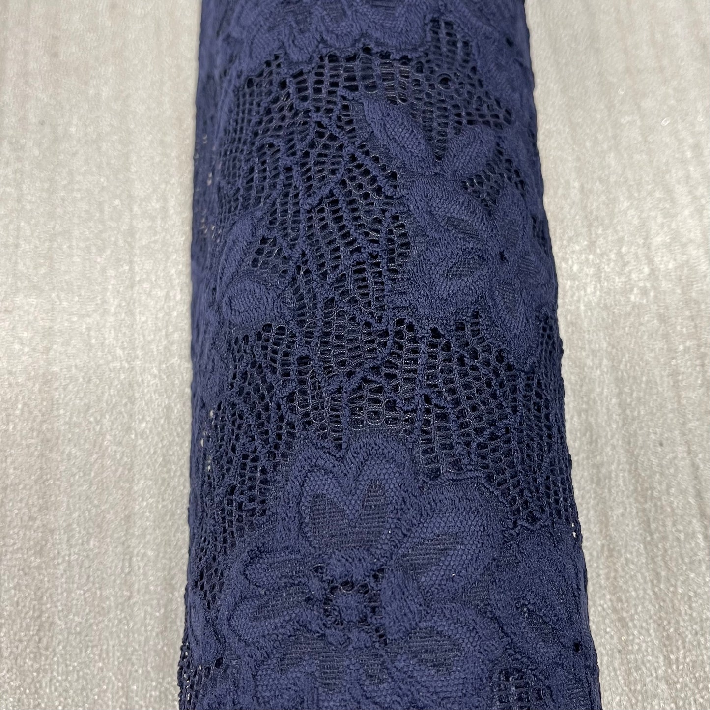 Navy - Heavy Weight Stretch Lace