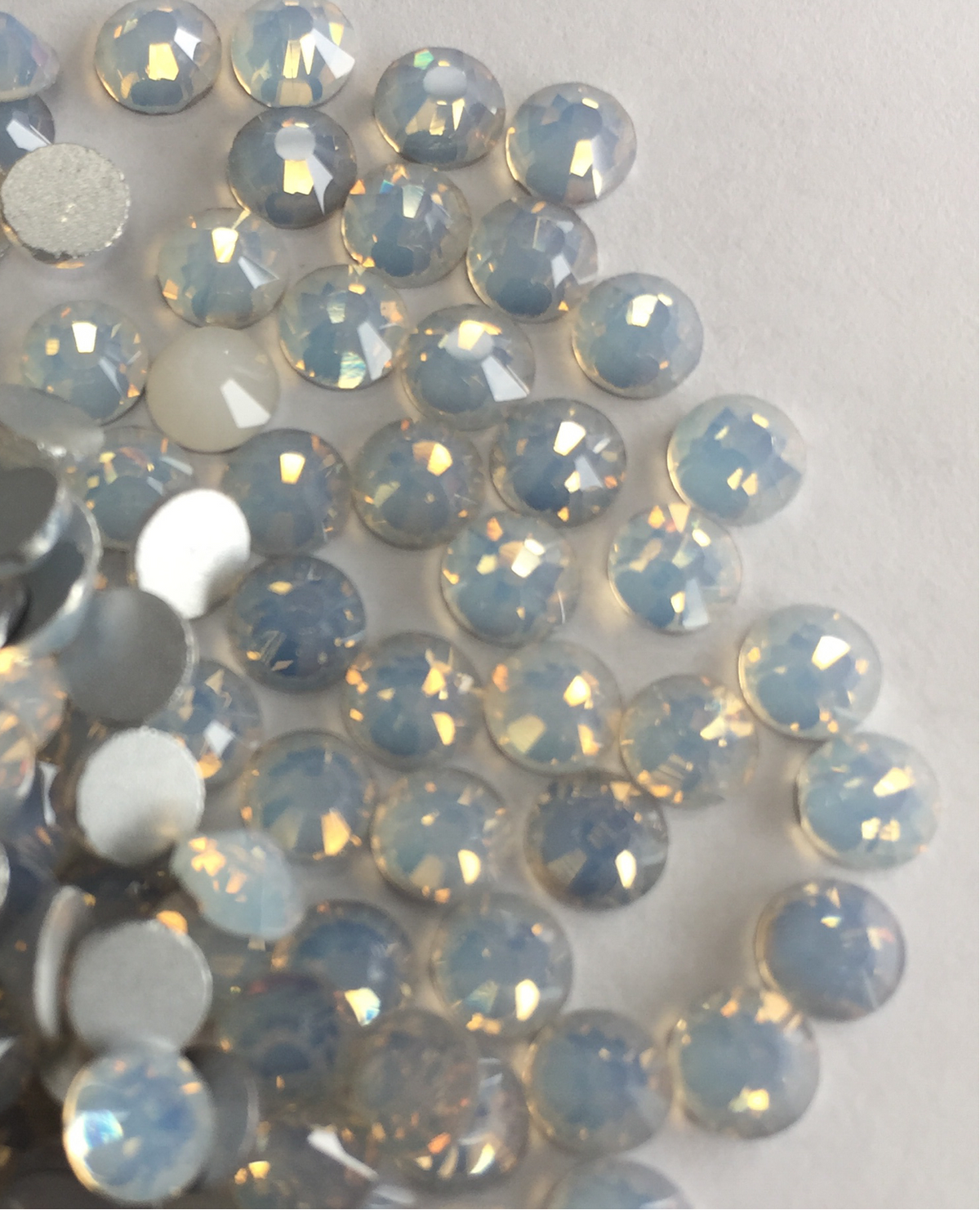 White Opal - AAA Non Hotfix Diamante Crystals