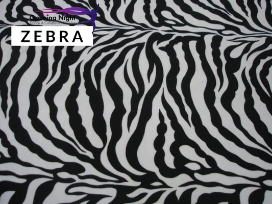 Zebra Print - Poly Spandex