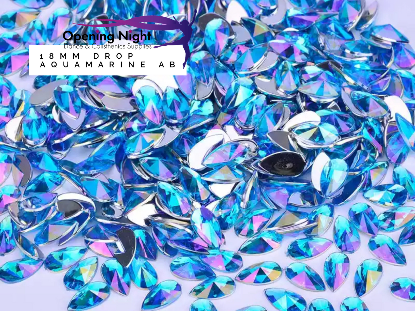 18mm, Drop - Aquamarine AB