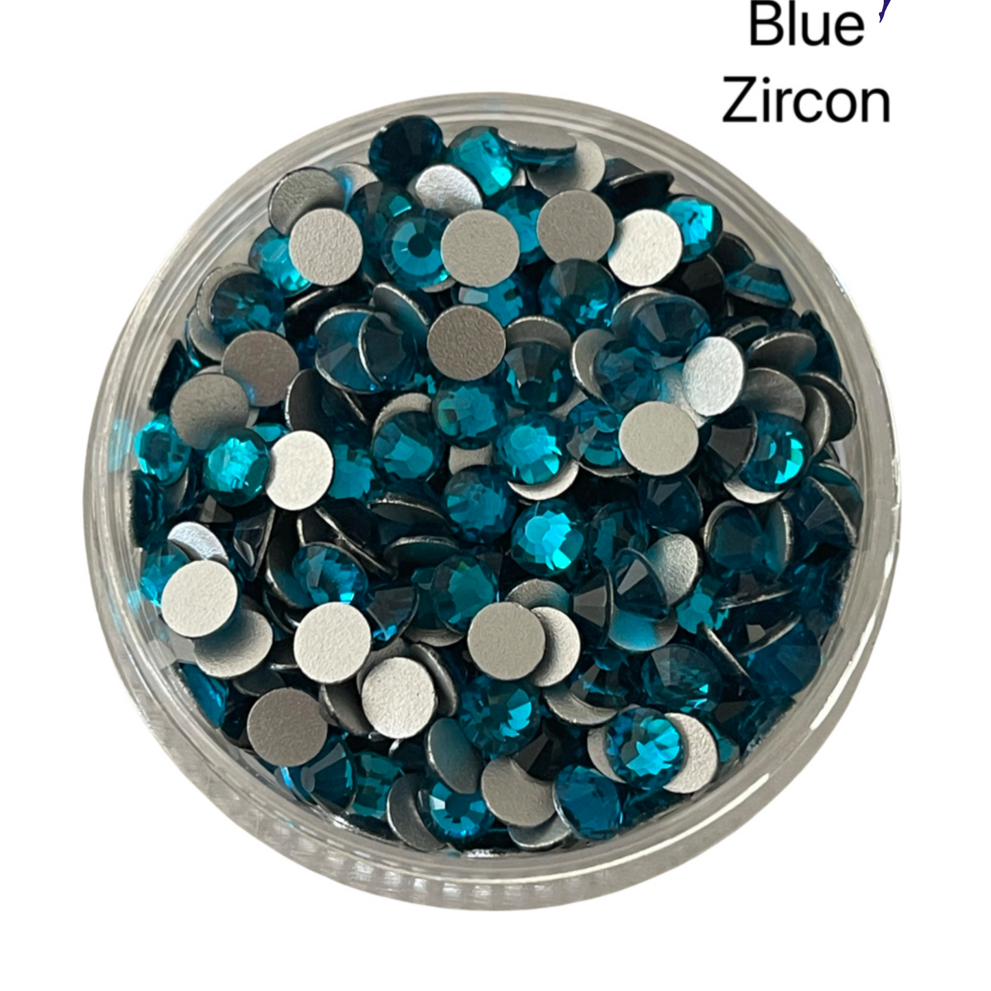 Blue Zircon - AAA Non Hotfix Diamante Crystals