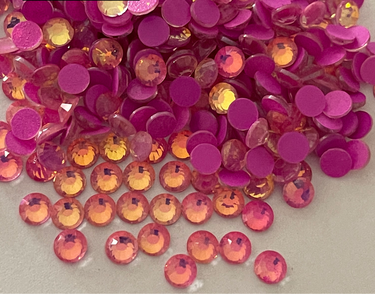 Luminous Rose Opal - AAA Non Hotfix Diamante Crystals