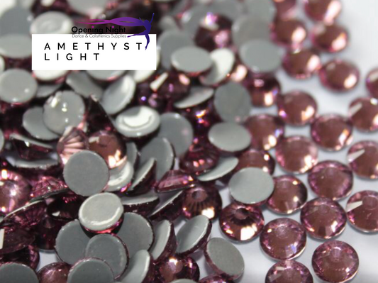 Amethyst Light - Hotfix Diamante AAA Crystals