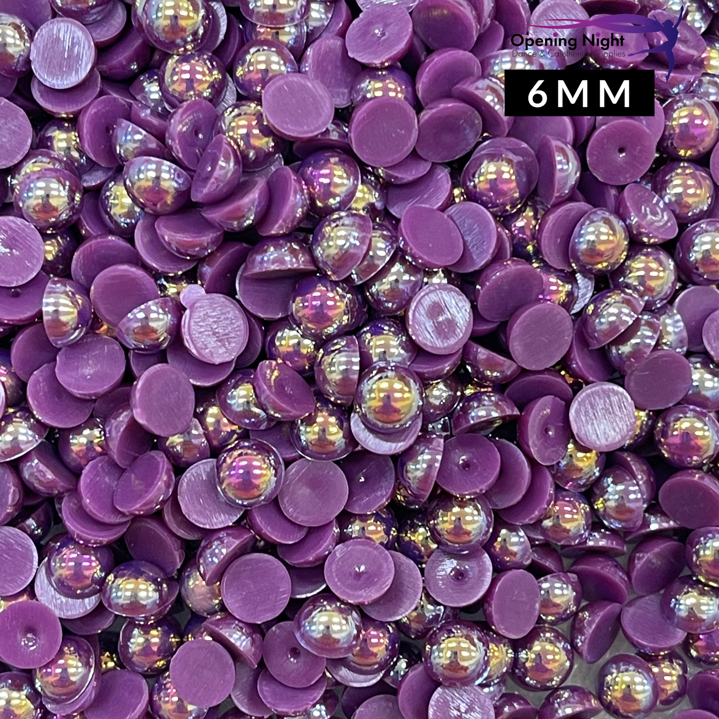 Pearl Flatback - Purple AB