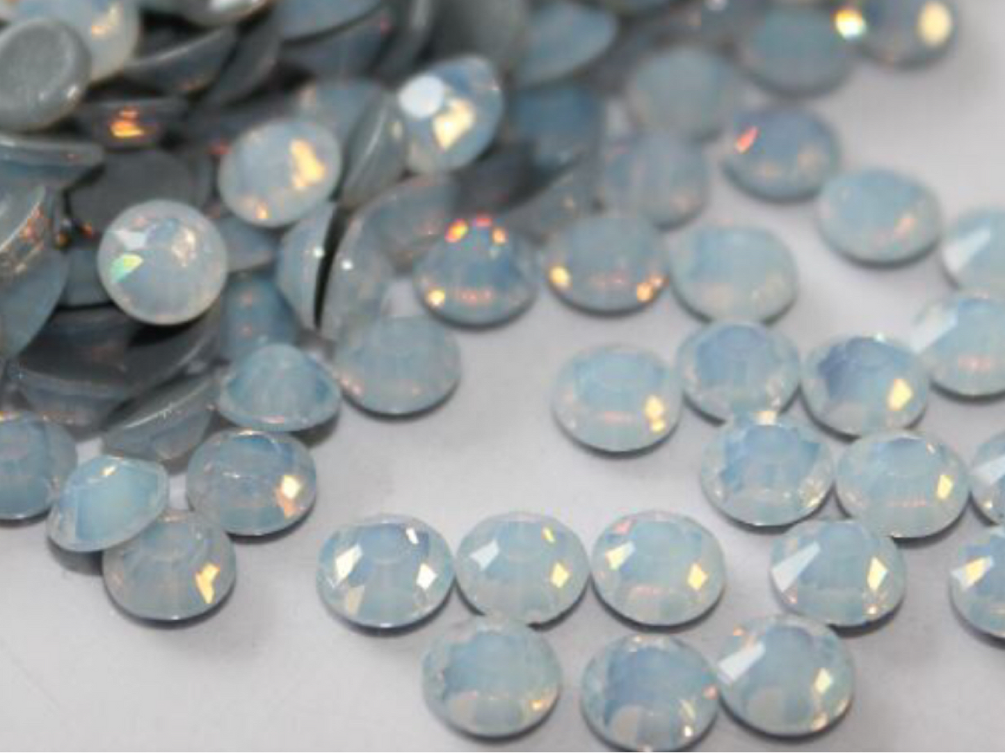 White Opal - AAA Hotfix Diamante Crystals