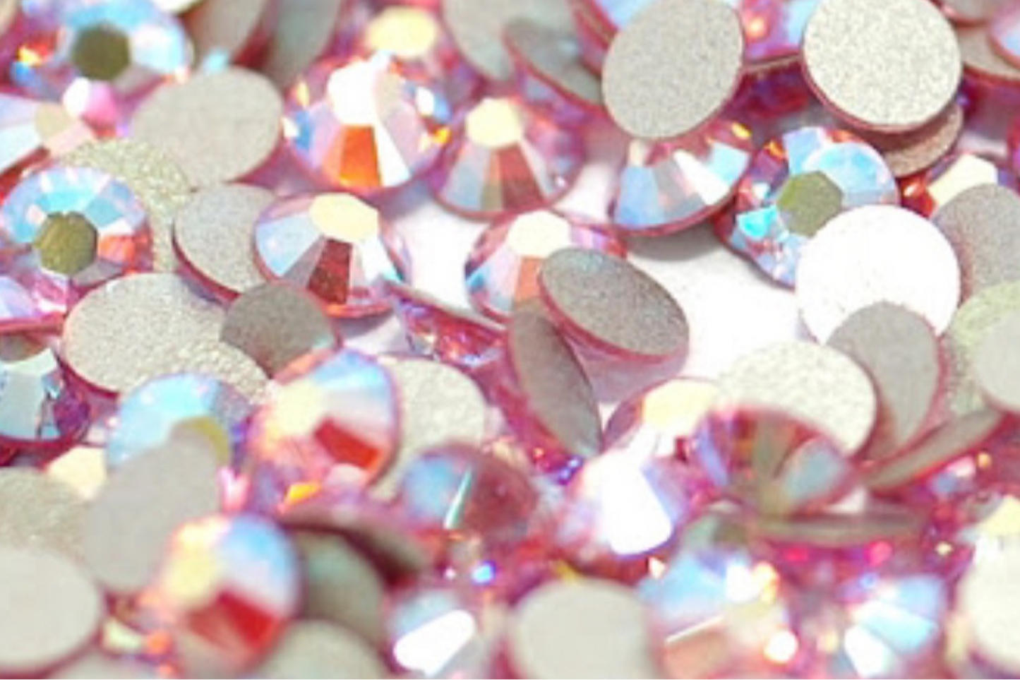 Rose Light AB - AAA Non Hotfix Diamante Crystals
