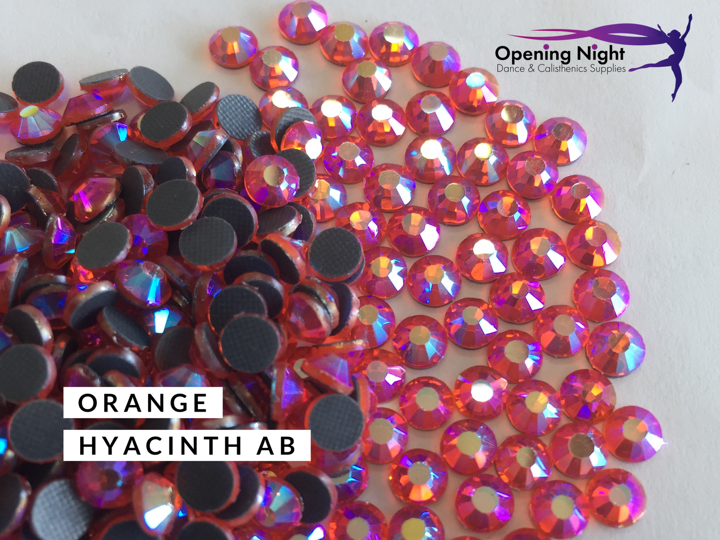 Orange Hyacinth AB - DMC Hotfix Diamante Crystals