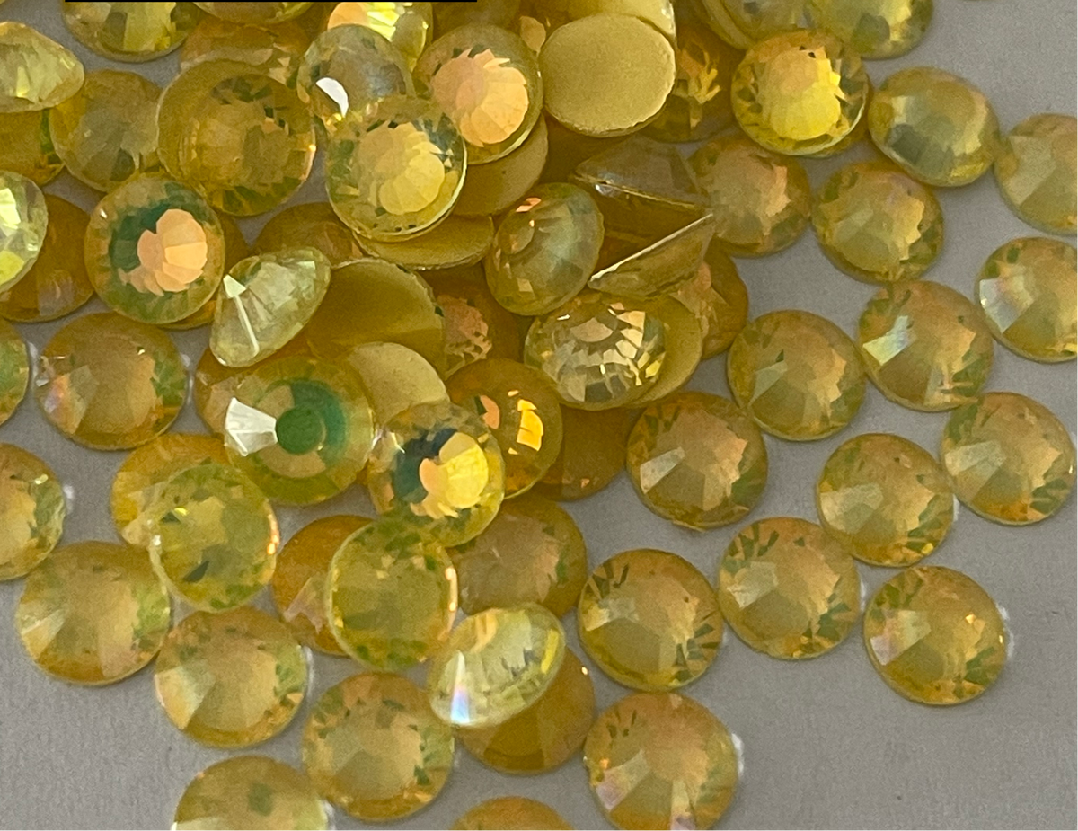 Luminous Lemon Opal - AAA Non Hotfix Diamante Crystals