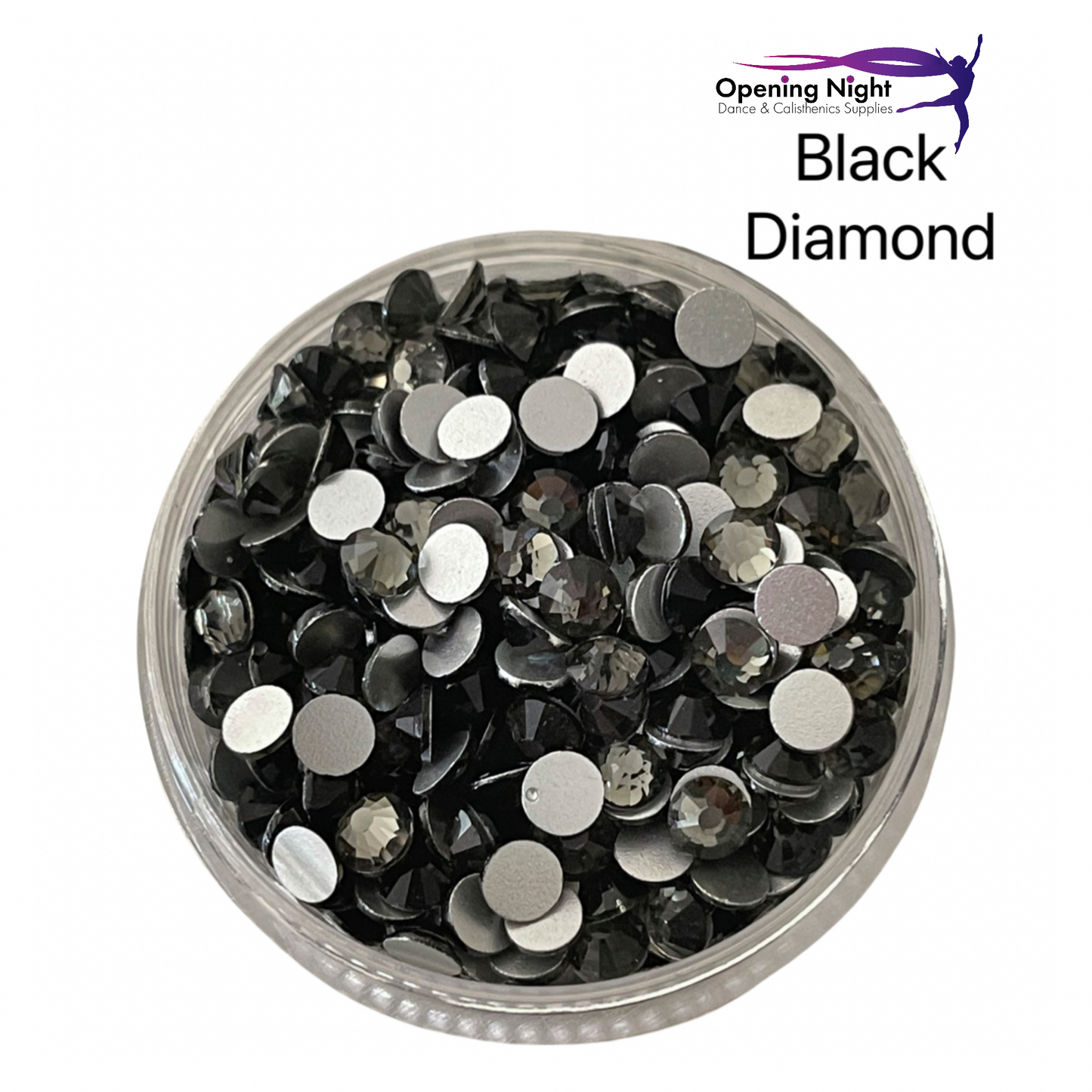 Black Diamond - AAA Non Hotfix Diamante Crystals