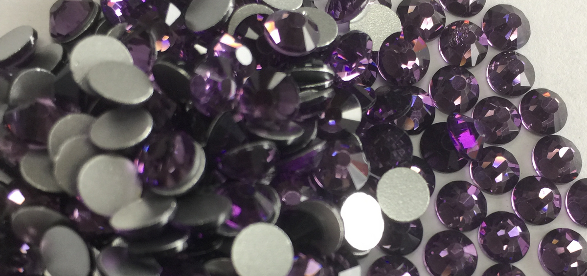 Purple Tanzanite - AAA Non Hotfix Diamante Crystals