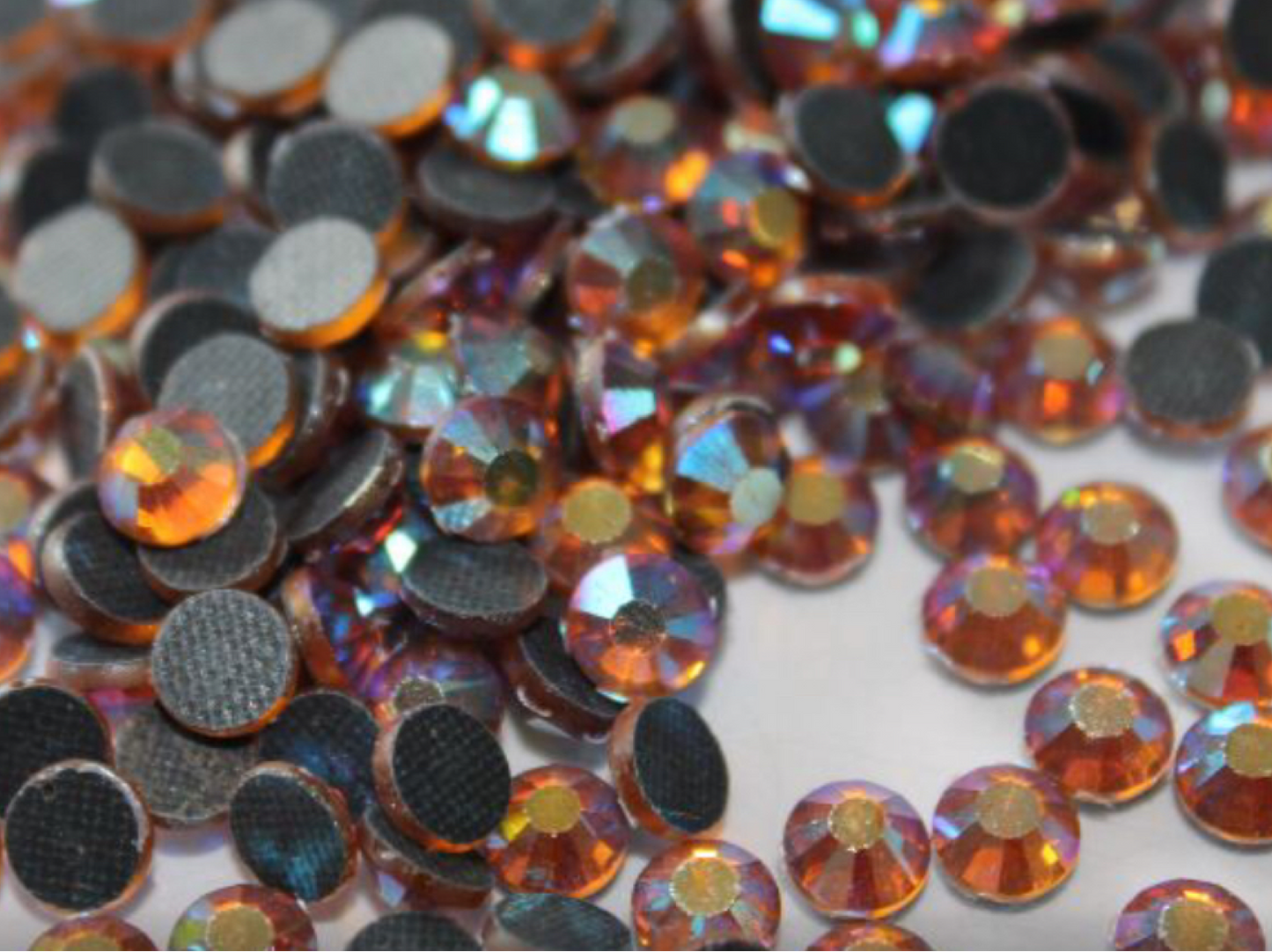 Light Colorado Topaz AB - DMC Hotfix Diamante Crystals