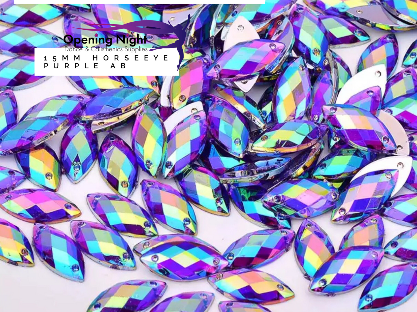 15mm, Horseeye - Purple AB