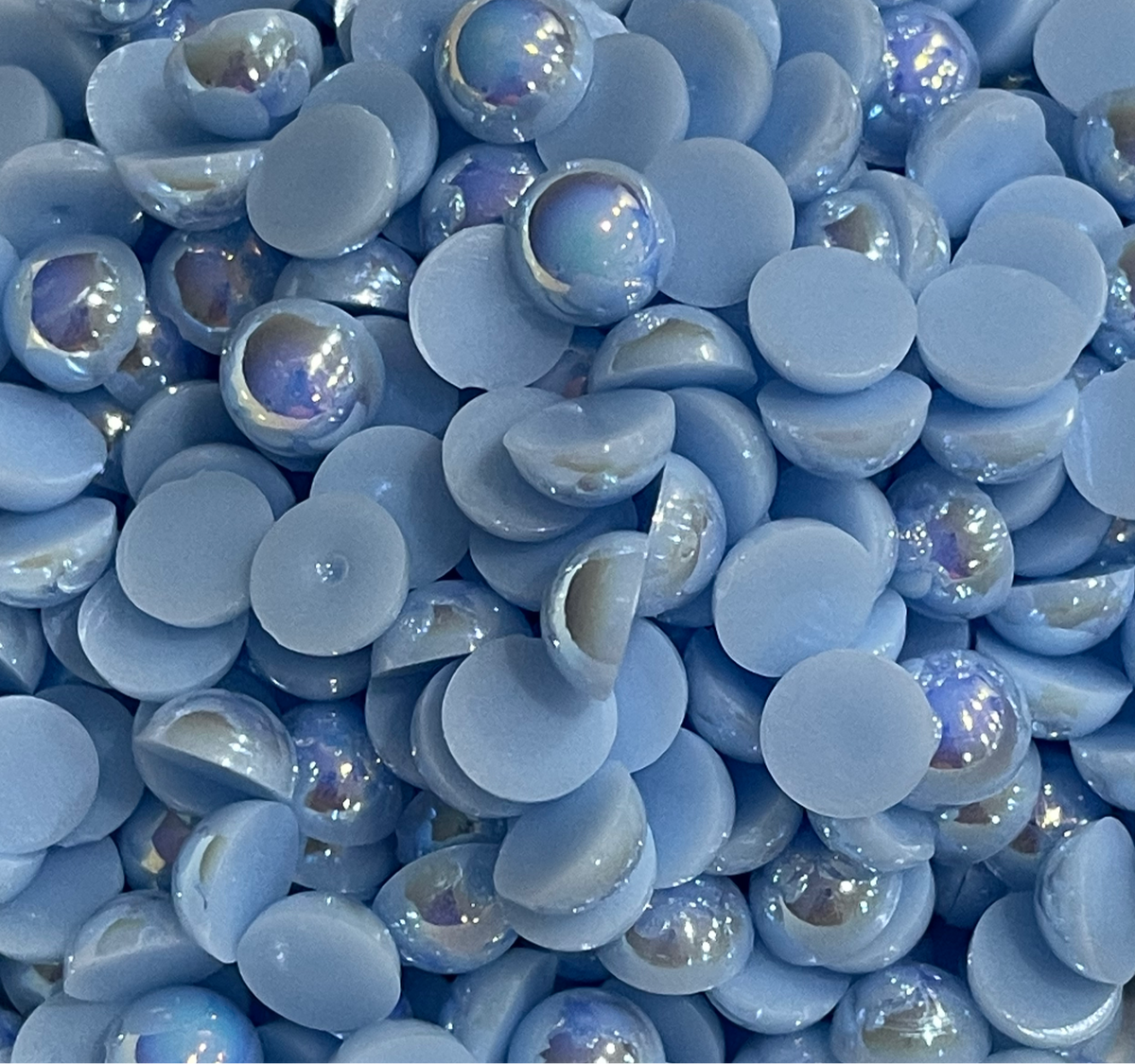Soft Blue AB Pearls