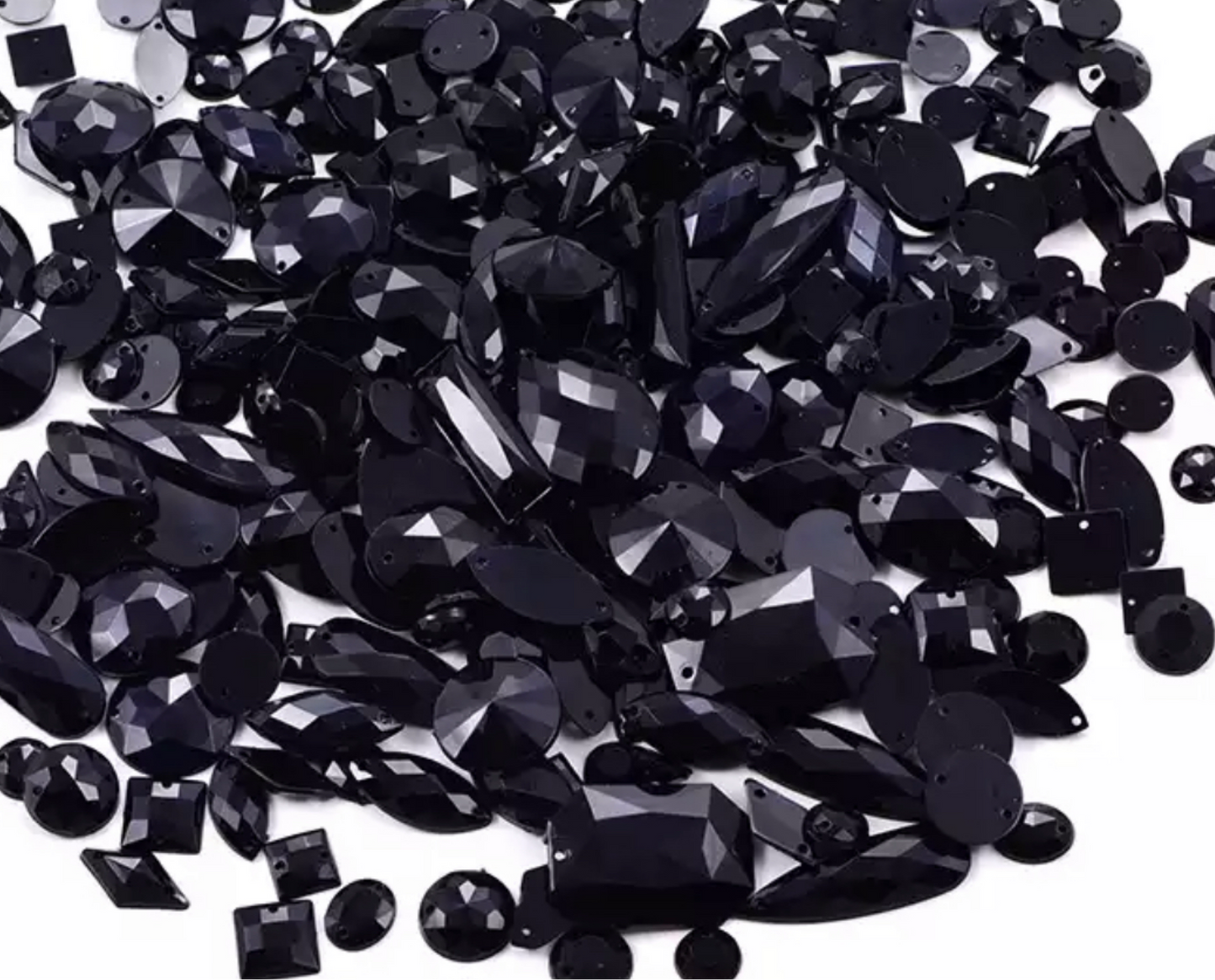 Assorted Mix Pack - Jet Black - Sew On