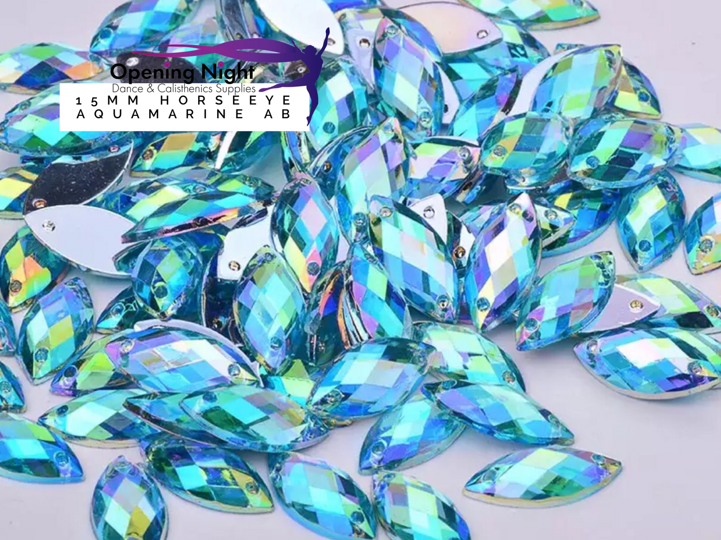 15mm, Horseeye - Aquamarine AB