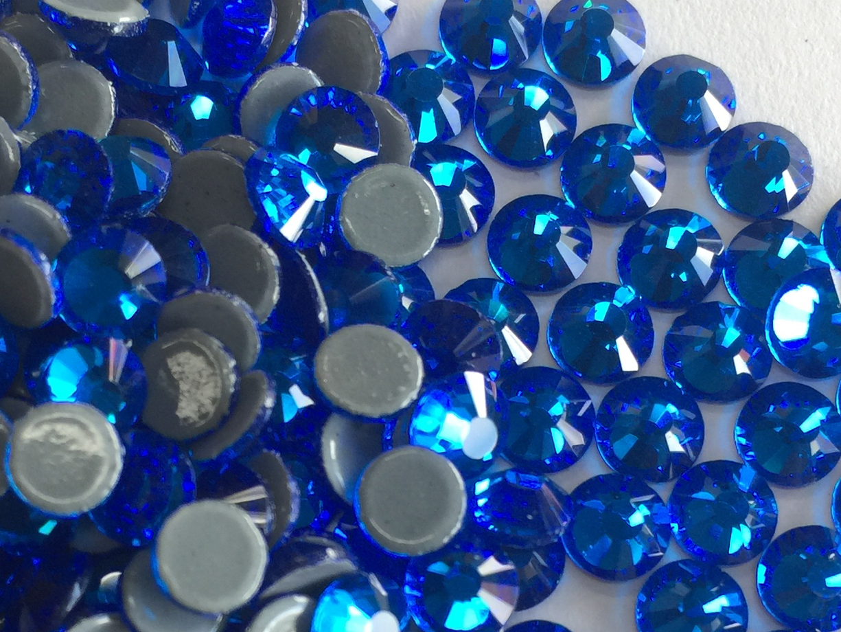 Capri Blue - AAA Hotfix Diamante Crystals
