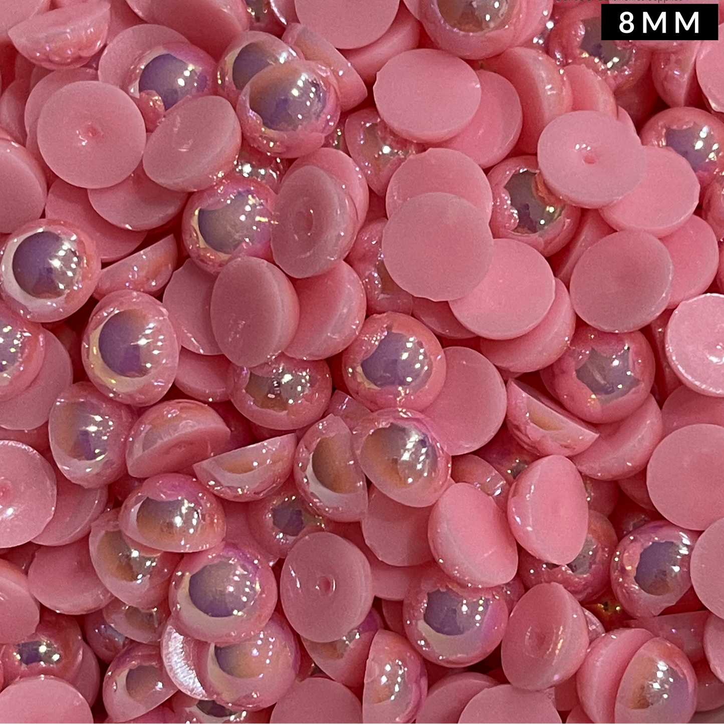 Baby Pink AB Pearl Flatback