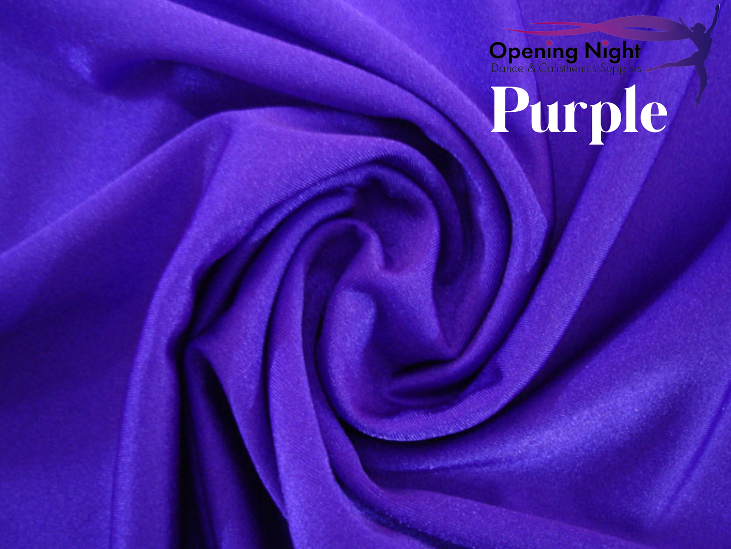 Purple Shiny Nylon Spandex - remnant 59cm