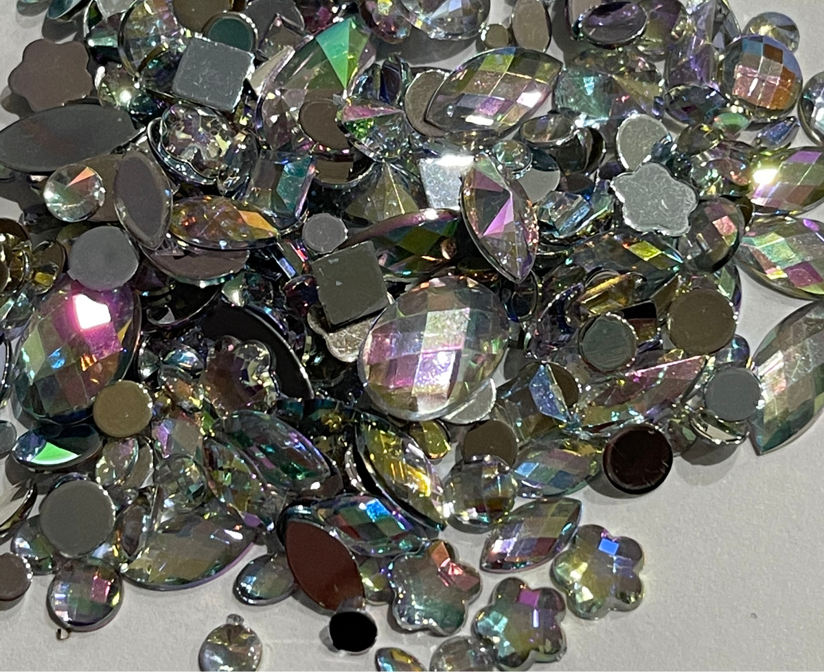 Assorted Mix Pack - AB - Glue On