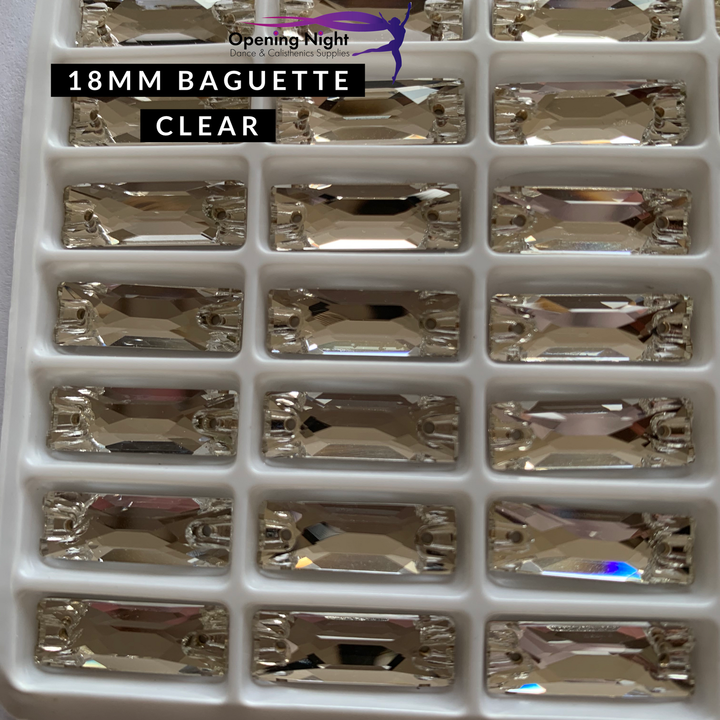 Cosmic Baguette 18mm, Clear