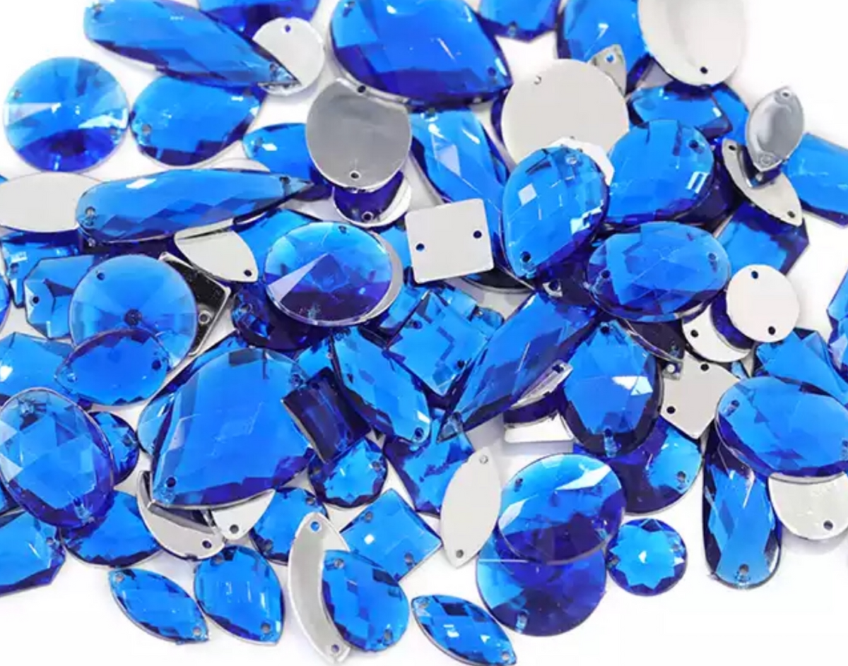 Assorted Mix Pack - Sapphire - Sew On